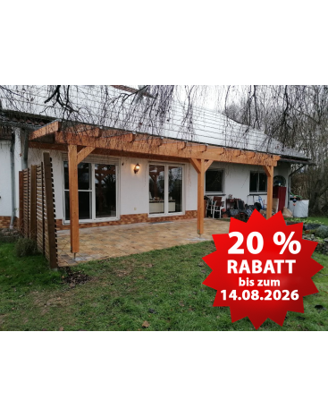 Terrassenüberdachung Holz