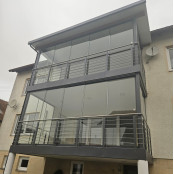 Glasschiebewand