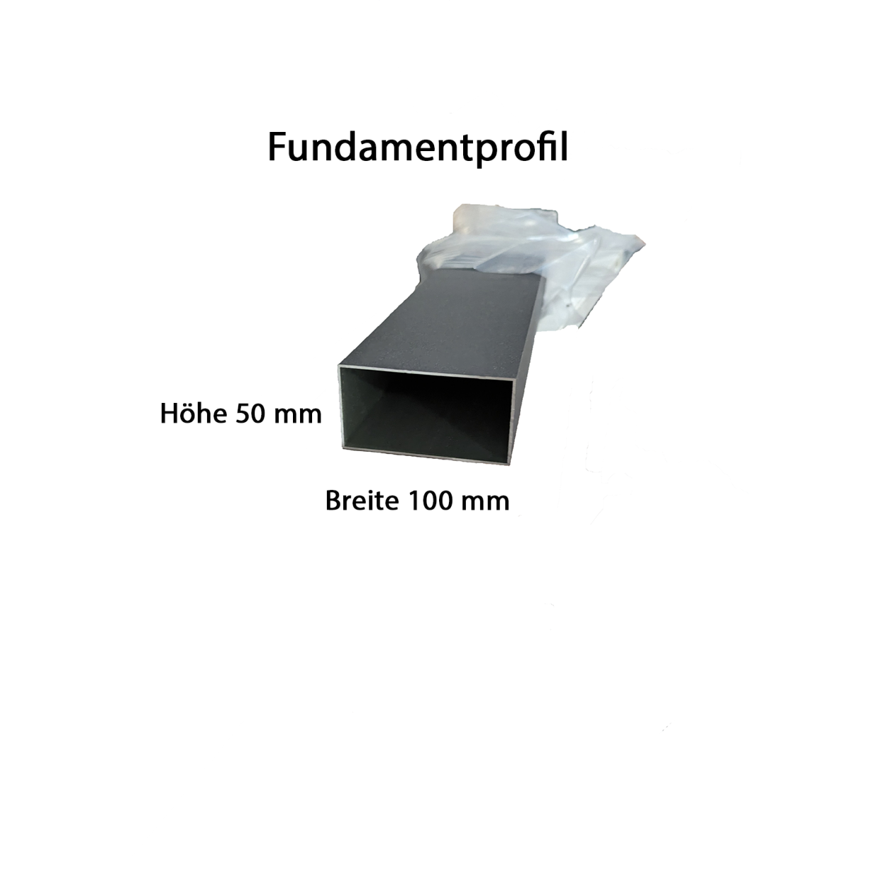 Rechteckrohr 50 x 100 mm