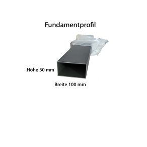 Rechteckrohr 50 x 100 mm