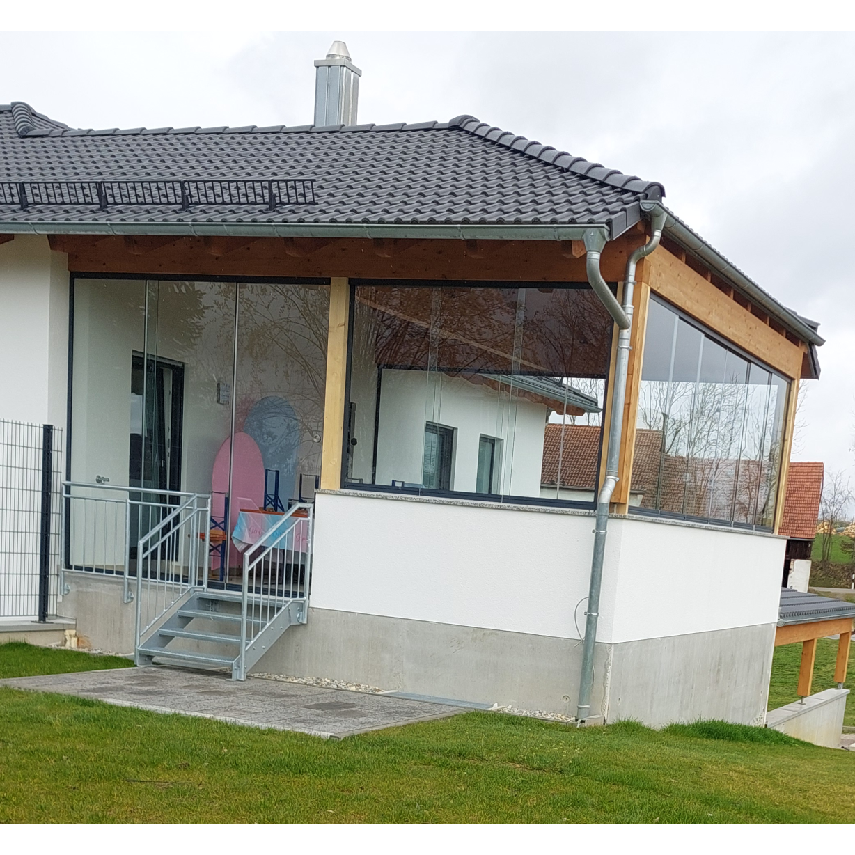 Glasschiebewand