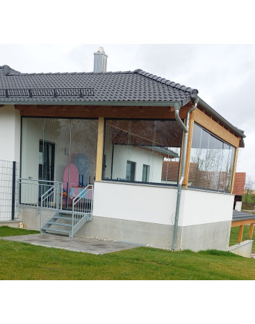 Glasschiebewand