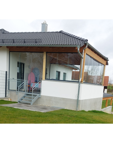 Glasschiebewand