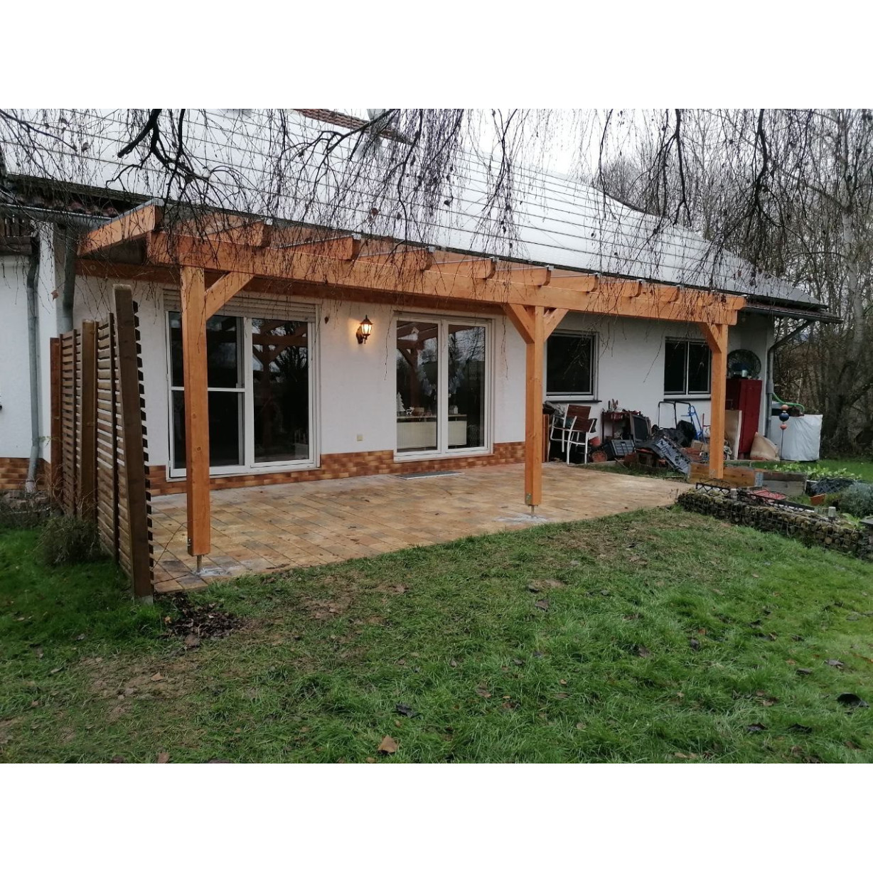 Terrassenüberdachung Holz