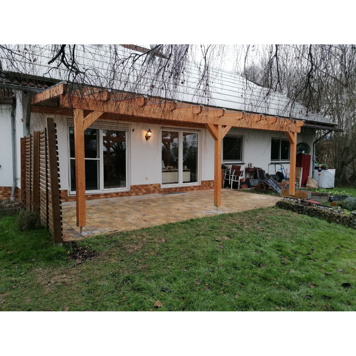 Terrassenüberdachung Holz