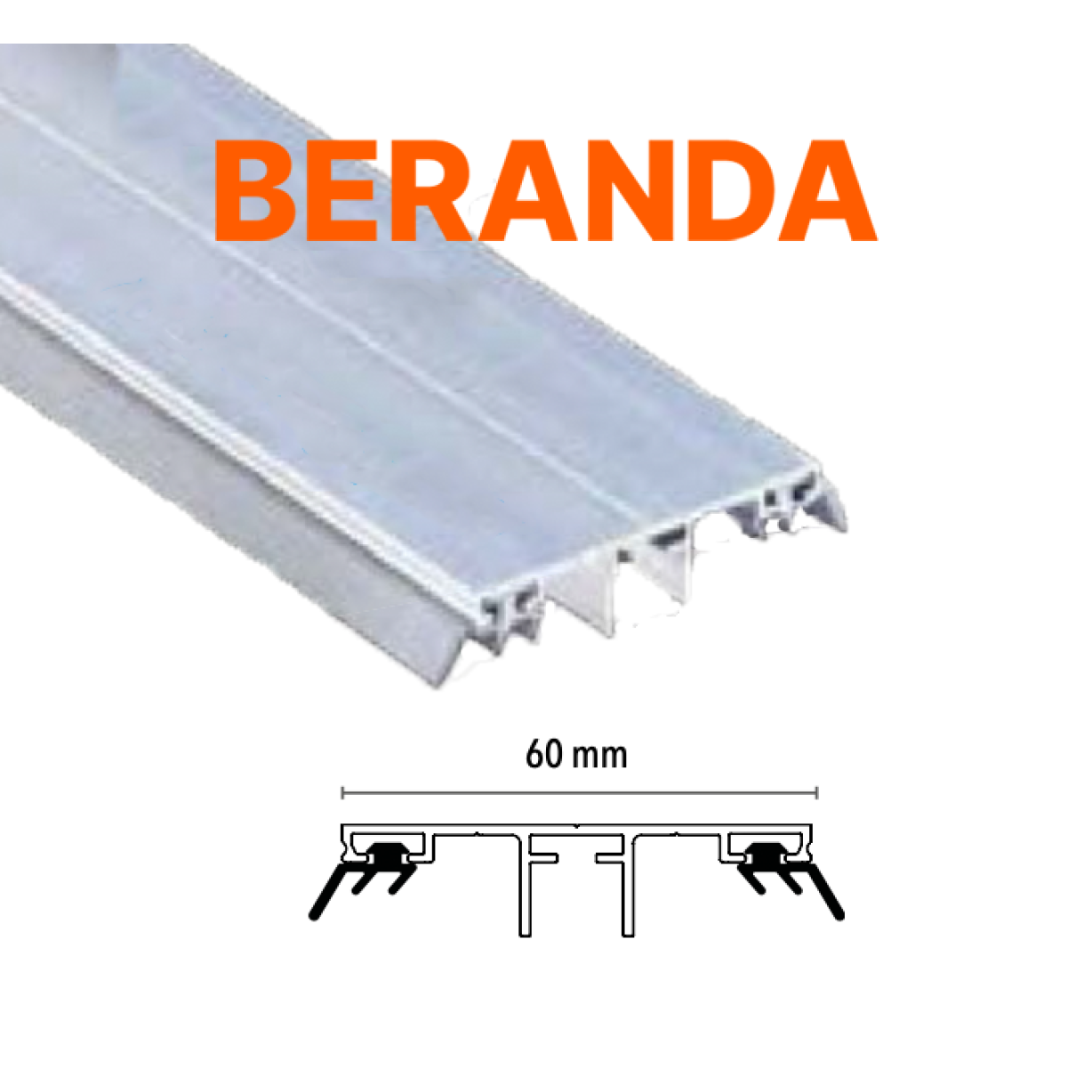 Aluminium Verlegeprofile für VSG-Glas – 8,76 mm, 10,76 mm und 12,76 mm