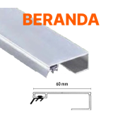 Aluminium Verlegeprofile für VSG-Glas – 8,76 mm, 10,76 mm und 12,76 mm