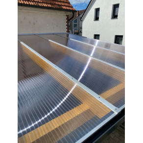 Polycarbonat Stegplatten X-Struktur in klar