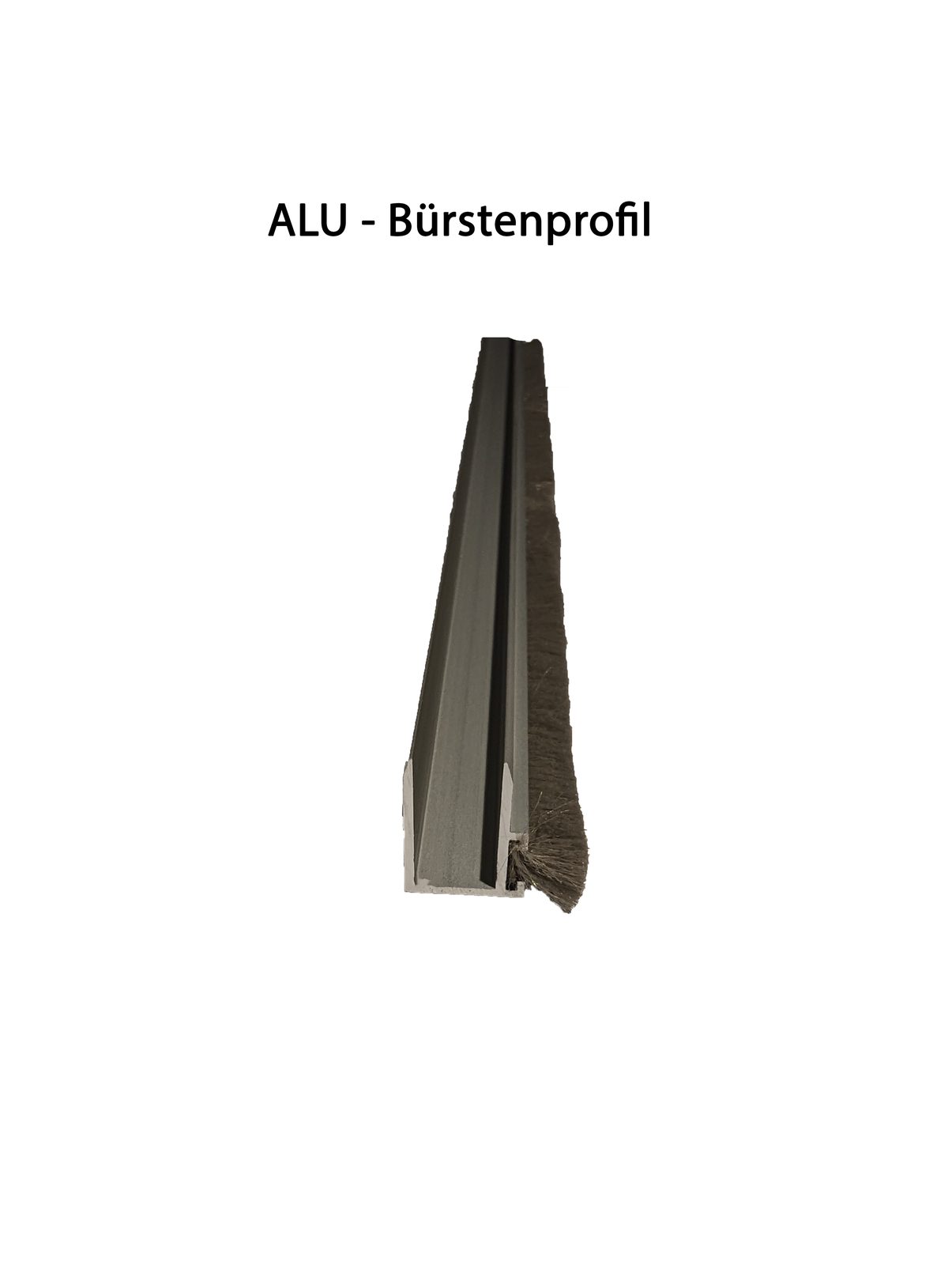 Bürstenprofil mit Dichtung