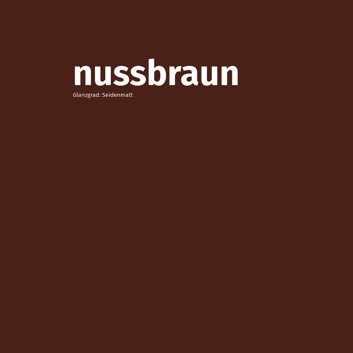 Nussbraun
